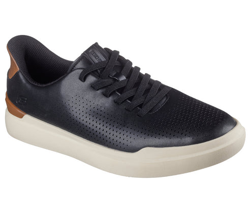 Pantofi sport, barbati, SKECHERS SLIP-INS OWEN - CONNELL 205625-BLK negru, piele ecologica